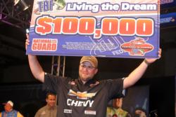 Indiana angler Allen Boyd wins the 2011 TBF Championship and the $100,000 Living The Dream package. 