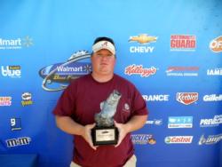 Tom Frey of Oxford, Ala., earned $2,000 in the Co-angler Division as winner of the April 16 BFL Bama event. 