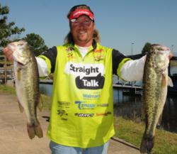 JT Kenney of Palm Bay, Fla., brought in 17 pounds, 7 ounces on day two to move to third with a two-day total of 29 pounds, 4 ounces.