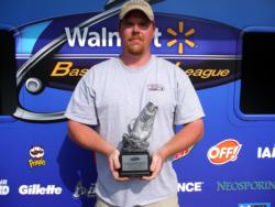 David Short of Washington, Mo., earned $1,578 as the co-angler winner of the April 30 BFL Ozark Division event.