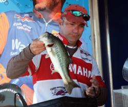 Going old school with a simple Texas-rigged Berkley Power Worm gave Gary Vining a third-place finish.