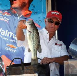 Fishing slow with a Texas-rigged worm was the key for fourth-place pro Don McFarlin.