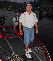 Pro leader Lloyd Pickett Jr will stick with the Carolina rigs that produced 24 pounds on day one.