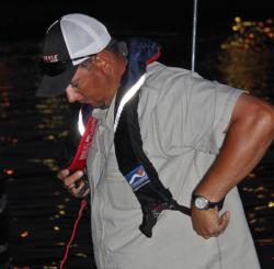 William Davis prefers fishing faster, but he