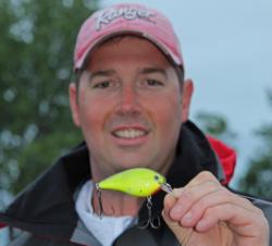 Second-place pro Joe Lucarelli expects to catch most of his fish on crankbaits.