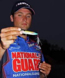 National Guard pro Justin Lucas will devote most of his day to pursuing the shallow bite with topwaters.