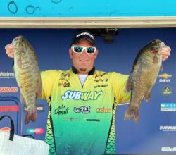 When he found one of his two spots covered with boats, John Voyles went with his other option and caught the fourth-place bag.