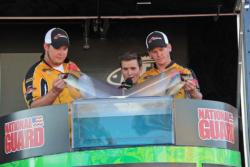 A one-two punch of topwater presentations and pitching plastics worked well for Kennesaw State
