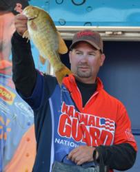 Pro Daryl Biron caught a four-day total of 72 pounds, 15 ounces to finish the Lake Champlain event in third place.
