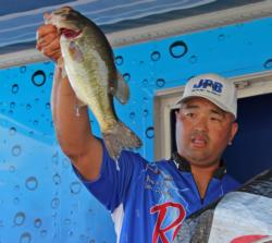 Flipping and topwaters were the main tactics for fourth-place pro Ken Mah.