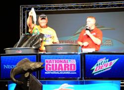 Pro David Andersen of Amery, Wis., placed fourth with 20 walleyes, 62-12, $8,000.
