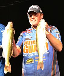 Coming in fifth was National Guard pro Bill Shimota of Lonsdale, Minn., 18 walleyes, 61-1, $10,000.