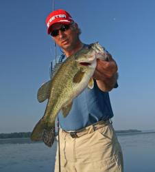 Potomac guide Capt. Steve Chaconas shows off his catch.