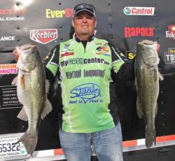 Cranking ledges yielded the fourth-place bag for James Stricklin.