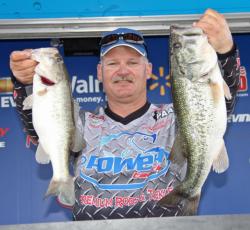 Day-one leader Trent Huckaby slipped to fifth on the second day.