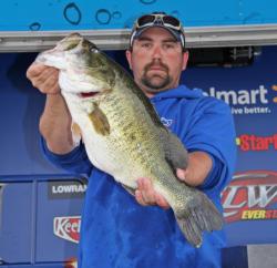 This 8-pound, 11-ounce largemouth earned Snickers Big Bass honors for Philip Crelia.
