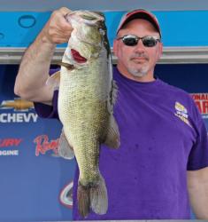 Top co-angler Travis Gray also caught his division