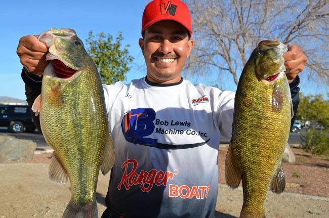 Joe Uribe Jr., of Lake Forrest, Calif., turned in a top-three performance in today's EverStart competition on Lake Havasu with a total catch of 17 pounds, 9 ounces.