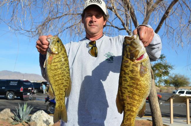 Bolstered by a total catch of 15 pounds, 6 ounces, Vic Allen of Canyon Lake, Calif., finished the day in the runner-up position in the Co-angler Division on Lake Havasu.