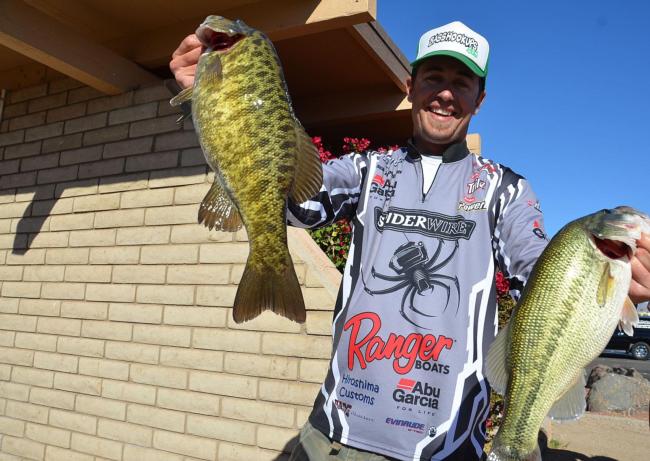 Day-one leader Travis Moran of Reno, Nev., took the fourth spot after day two with a total catch of 22 pounds, 5 ounces.