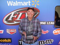 Vernon Jaycox of Lake Ozark, Mo., took home top honors in the Co-angler Division at the March 24 Walmart BFL Ozark Division event on Lake of the Ozarks. Jaycox, who netted a total catch of 13 pounds, 11 ounces, took home more than $2,100 in prize money.