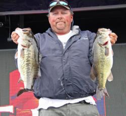 Shallow water and thick weeds was the right combination for fourth-place pro Brian Carpenter.