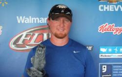 Andrew Clayton of Westpoint, Tenn., took home the co-angler title at the March 31 Walmart BFL Choo Choo Division event on Lake Guntersville. Clayton, who netted a total catch of 26 pounds, 10 ounces, won nearly $2,000 in prize money.