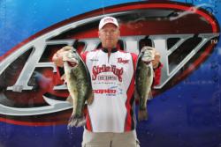 Second-place pro Phil Mars had to weed through big numbers to find the quality fish he needed.