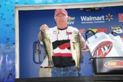 James Bartlett had a slower day, but still retained his co-angler lead.
