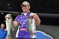 Ryan Patterson of Kansas State used a 46-pound, 15-ounce catch to win the 2012 National Guard FLW College Fishing National Championship.