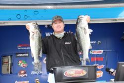 Despite a day marred by mechanical issues, Wade Grooms managed to find the second-place catch.