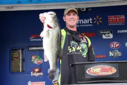 Fifth-place pro Brandon McMillan found most of his fish in shallow ditches.