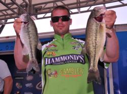 Nick Hensley leads the Co-angler Division after day two with 15-2.