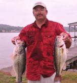 Rick Cotten of Guntersville, Ala. is in third place with 25-11.
