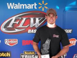 Brian Transon of Salisbury, N.C., won the co-angler title at the May 5 North Carolina Division event on Lake Wylie with a total weight of 12 pounds, 11 ounces. For his efforts he took home over $1,600 in winnings. 
