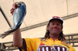 M&Ms pro Jim Moynagh of Carver, Minn., finished in fourth place at the FLW Tour Potomac River event.