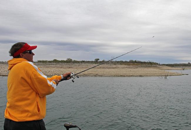 EverStart and Ranger pro Stephen Johnston of Hemphill, Texas, argues that Lake Amistad offers some of the best fishing in the nation.