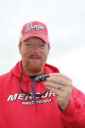 Alabama pro Kyle Mabrey will commit his entire tournament to the Ticonderoga area. A topwater frog will be one of his main baits.