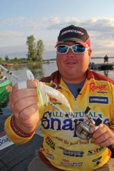 A chatterbait will be one of the main tools used by Jacob Powroznik.