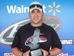Co-angler Brendon Delaney of Highland, Ill., won the July 14 Illini Division event on the Ohio River with a total weight of 15 pounds, 5 ounces. Delany earned over $1,500 in prize money for his victory. 