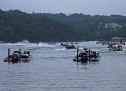 Anglers head out for day two of Forrest Wood Cup competition.