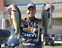 Chevy pro Bryan Thrift finished the 2012 Forrest Wood Cup in third place with 52 pounds, 4 ounces. 