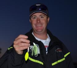 Pro Scott Canterbury will start day one of the Detroit River event with a spinnerbait.