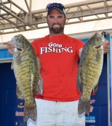 Spencer Shuffield caught a 21-pound, 8-ounce stringer from Lake St. Clair Thursday.