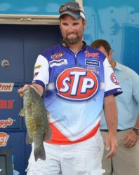 Spencer Shuffield fell to fourth after catching a 14-pound, 13-ounce stringer Sunday.