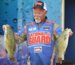Pro Bill McDonald finished second with a total of weight of 78 pounds, 10 ounces.