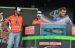 Nick Huff and Mike Huff of Georgetown round out the top 5 with 10 pounds, 7 ounces on day one.