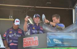 Cade Laufenberg and Sam Schollmeier managed only three fish on the final day and fell to fourth. 