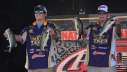 The Tennessee Tech team of Joe Slagle and Matthew Clay sit in fifth place with 8 pounds, 13 ounces.