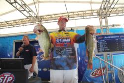 Keith Combs said the key to finding fish was hitting a lot of spots and not camping on any of them.